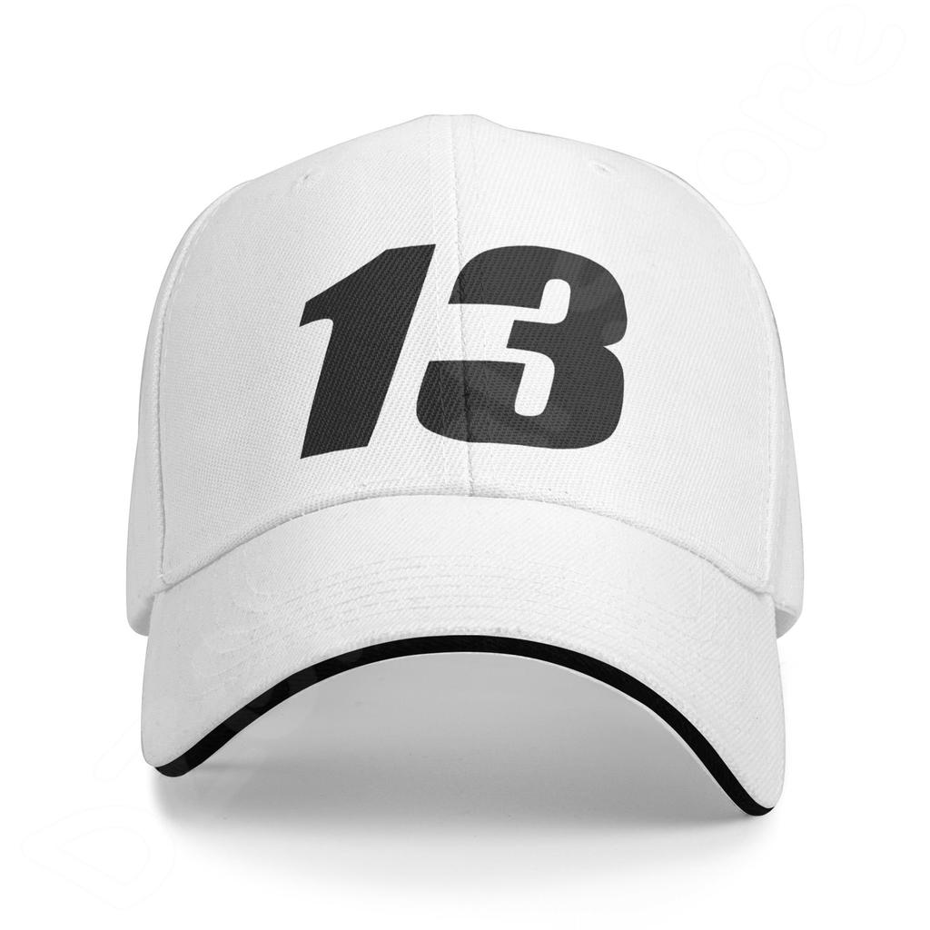 Number 13 Pattern Mesh Baseball Cap Trucker Hats Luxury Casual Cap Summer Sun Protection Caps for Men Women Fashion Denim Hat