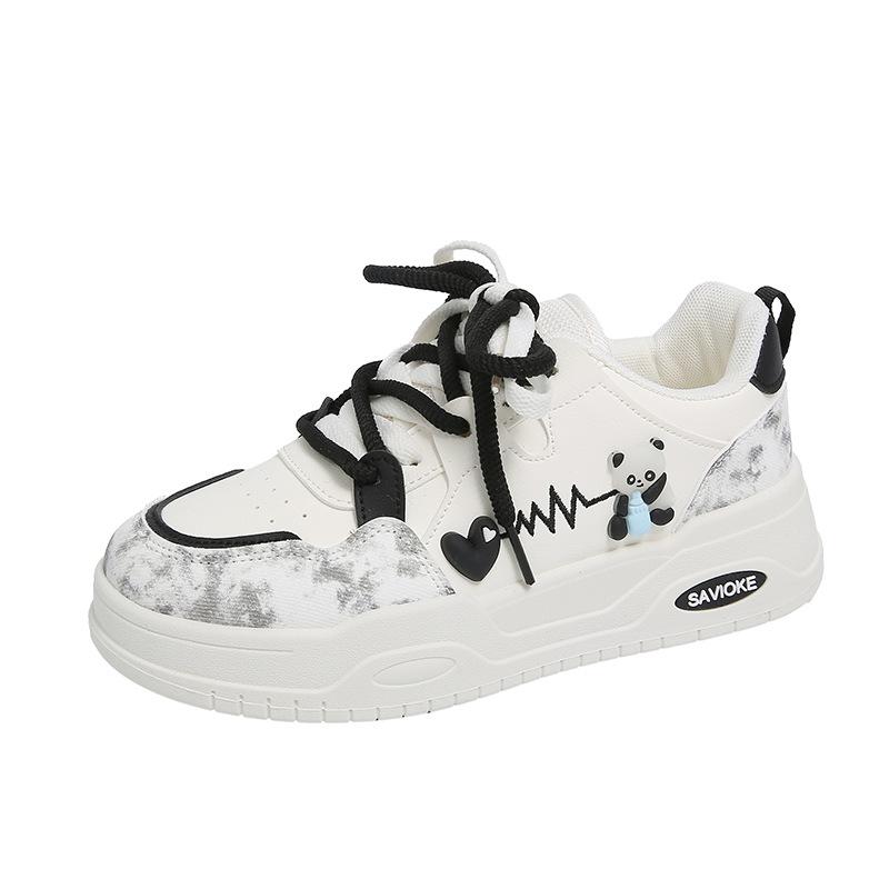 2025 little white shoes women's spring new Korean version ins female students leisure sports versatile board shoes street auction P308
