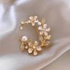 Elegant Pearl Brooch for Women's Suits - High-End Jewelry Pin