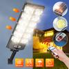 Solar Street Lights Outdoor Waterproof Led Lamp Security Motion Sensor 360 LED 3Mode with Remote Control Garden Street Lamp