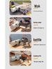 Ultralight Portable Outdoor Gas Stove: Windproof, High-Power Foldable Camping and BBQ Cookware