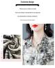Women's Autumn High-End French Silk Print Blouse - Chic & Unique