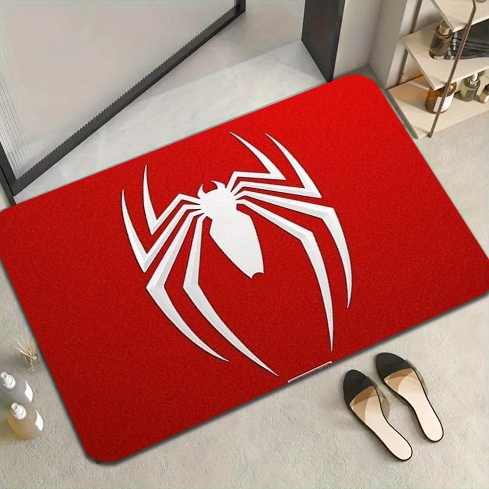 1pz Tappetini da Bagno Marvel 'Spider-Man', Tappetini Antiscivolo per Bagno in Varie Misure, Adatti per Bagni, Ingressi, Lavanderie,