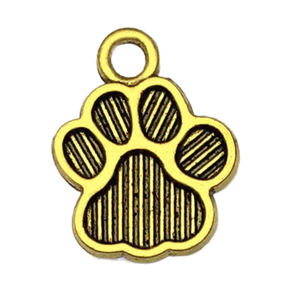 20-Pack Retro Alloy Dog Bone & Animal Cartoon Charms for DIY Bracelets and Necklaces