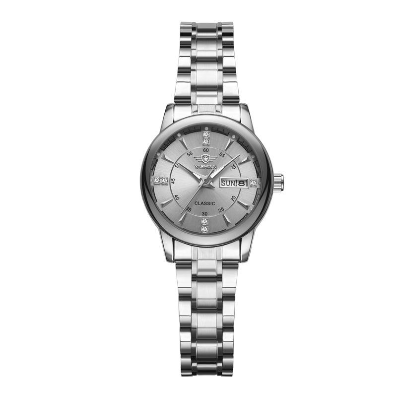 Top Brand Business Fashion Men's Watch Double Calendar Men's Luminous Waterproof Quartz Watch