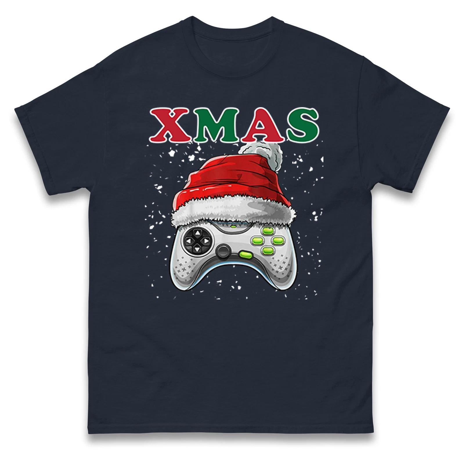 Xmas Game Controller Christmas T Shirt,Offensive Christmas Tee,Ugly Christmas M