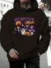 Mash Halloween Men Autumn Winter Hooded Sweatshirt Vintage Streetwear Style