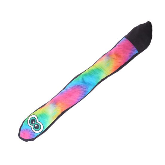 

Игрушка для собак в форме змеи со звуком погремушки, скрипучая игрушка для домашних животных, устойчивая к укусам, уменьшает беспокойство, жевательная игрушка для домашних животных для собак, кошек разноцветный