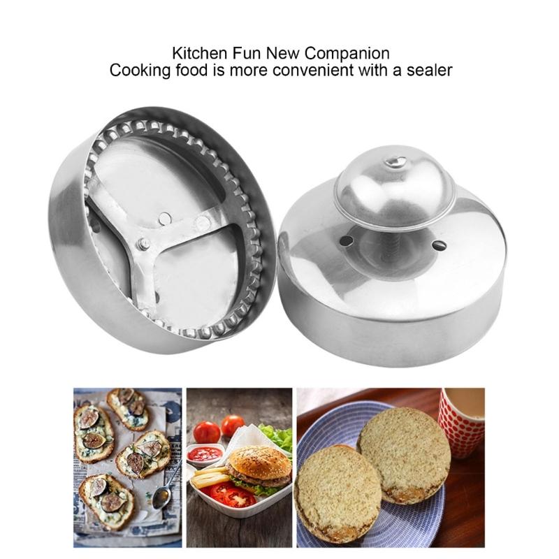Halloween Round Sandwich Cutter and Sealer Mini Pie Moulds Dough Press Mold