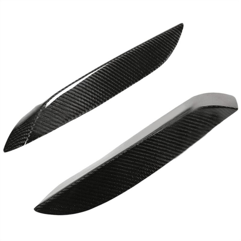 Real Carbon Fiber Front Bumper Side Splitter Canards Lip Spoiler For BMW F80 M3 F82 F83 M4 2015-2018