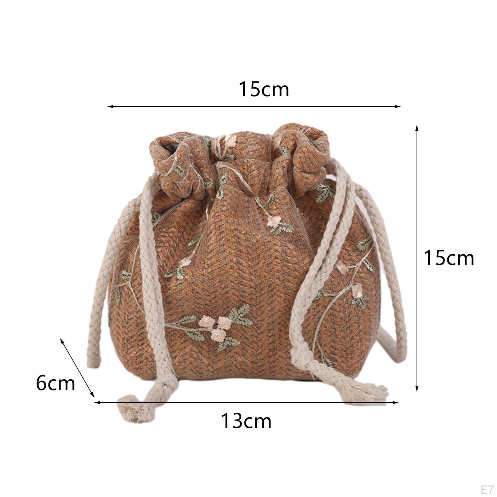 Женская сумка через плечо на шнурке — фото 8