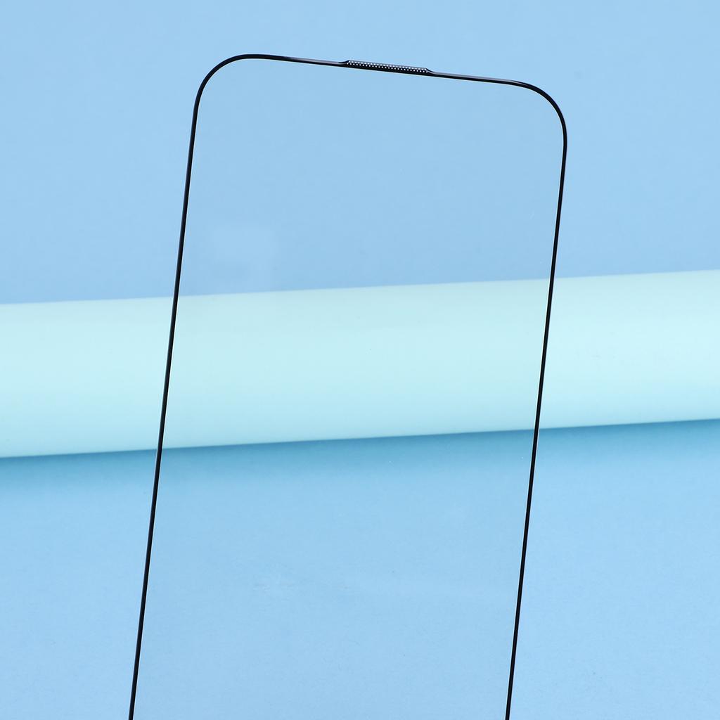 For iPhone 17 Pro Screen Protector Electroplated Ultra Clear Tempered Glass Film with Dust-Proof Mesh