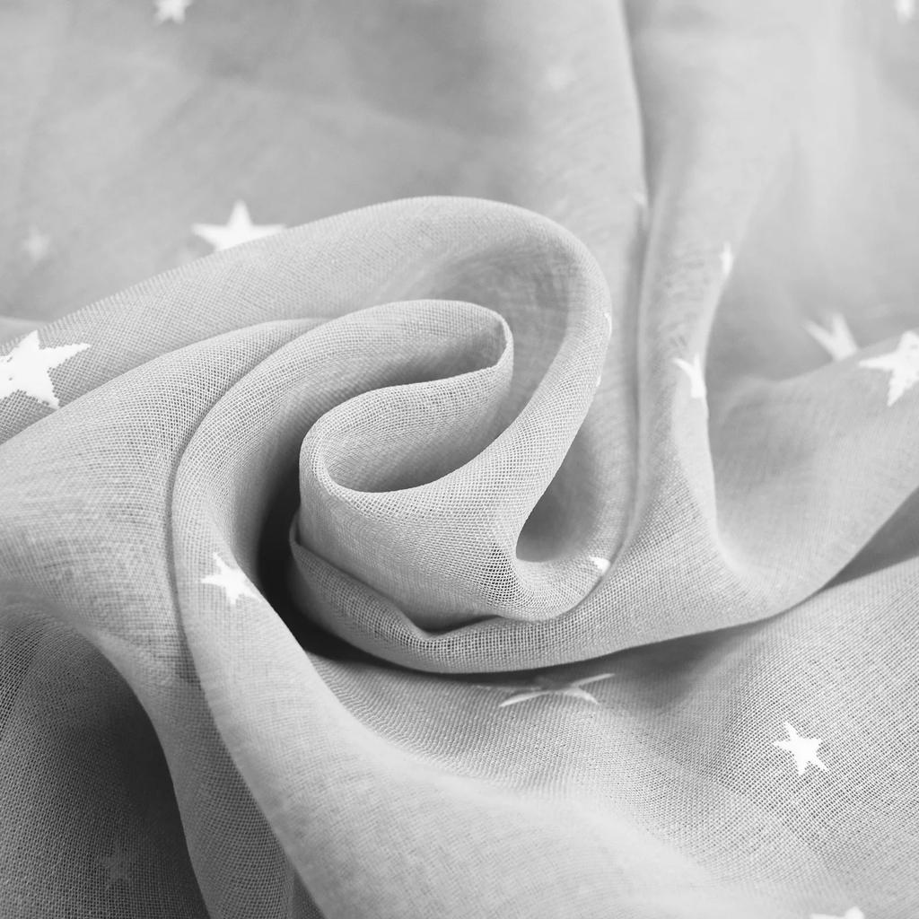 Glow-in-the-dark Finished Glowing Stars Valance Curtains for Living Dining Room Bedroom Finished Curtains Kids