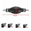 Fuel Hand Pump, Line Hand Primer Pump Bulb Type Rubber & Aluminum for All Fuels for Car Boat Marine Outboard Fuel Pump