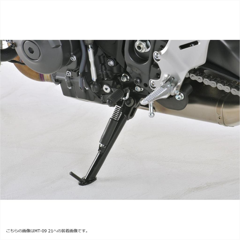 EFFEX Short Side Stand for and XSR900 Corrects Vehicle Tilt When PHS369B MT-09/SP (21-22) (22), Parking, Black,