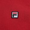 FILA Heritage Vintage Casual Versatile Fashion Woven Polo Knit Sweater Women tops Red F11W628411FRD