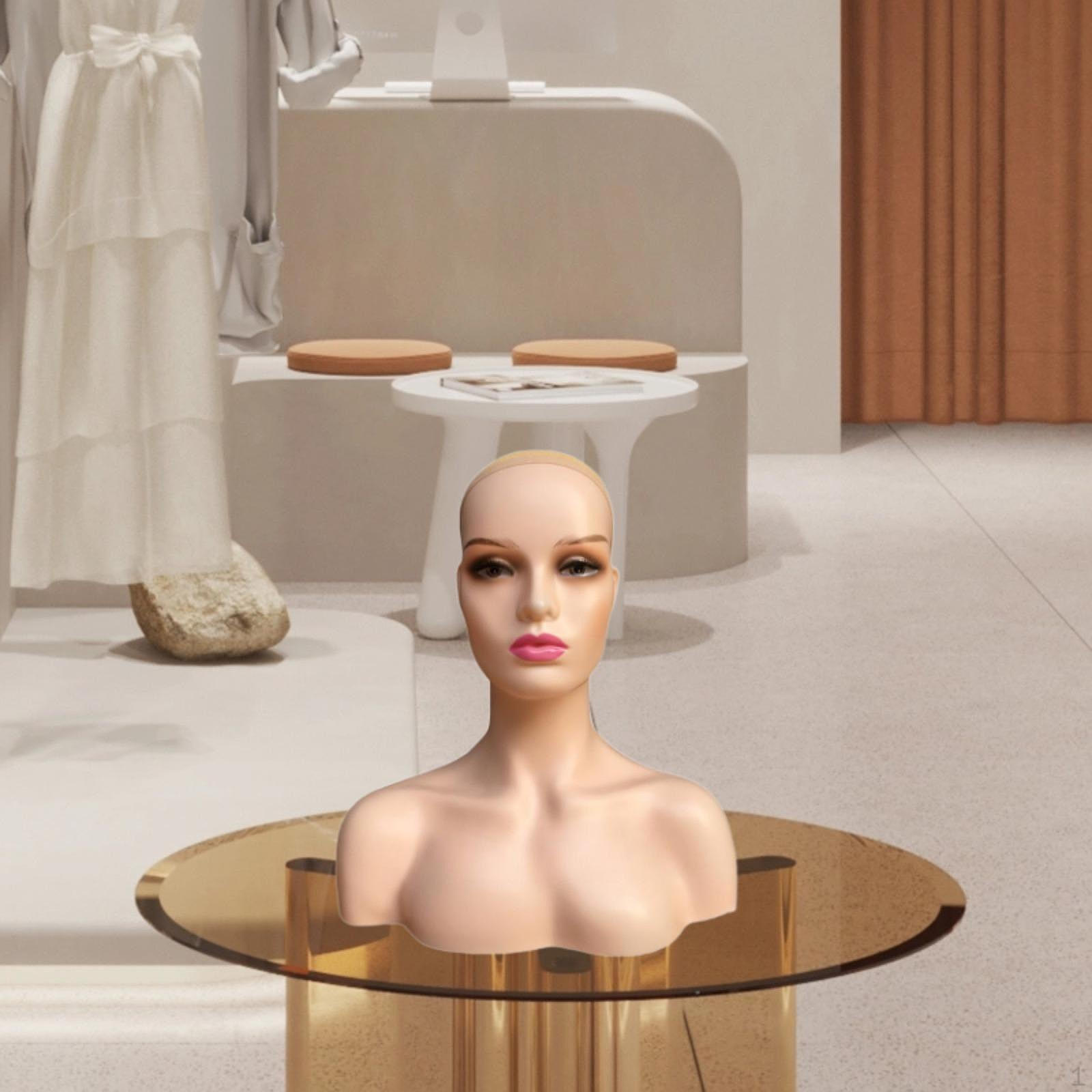 

Женский манекен голова манекен бюст окружность 53 см парик демонстрационный стенд держатель для Style C