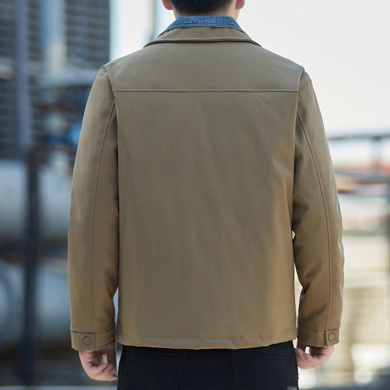 25 Style Two-Piece Men's White Duck Down Casual Outdoor Anti-Wrinkle Winter Jacket