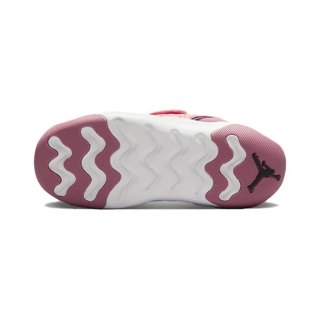 Jordan 23/7 Slip Resistant Cushioning Low Top Children's Basketball Shoes Pink White Children Aged 3 7 Years Old DQ9293-616