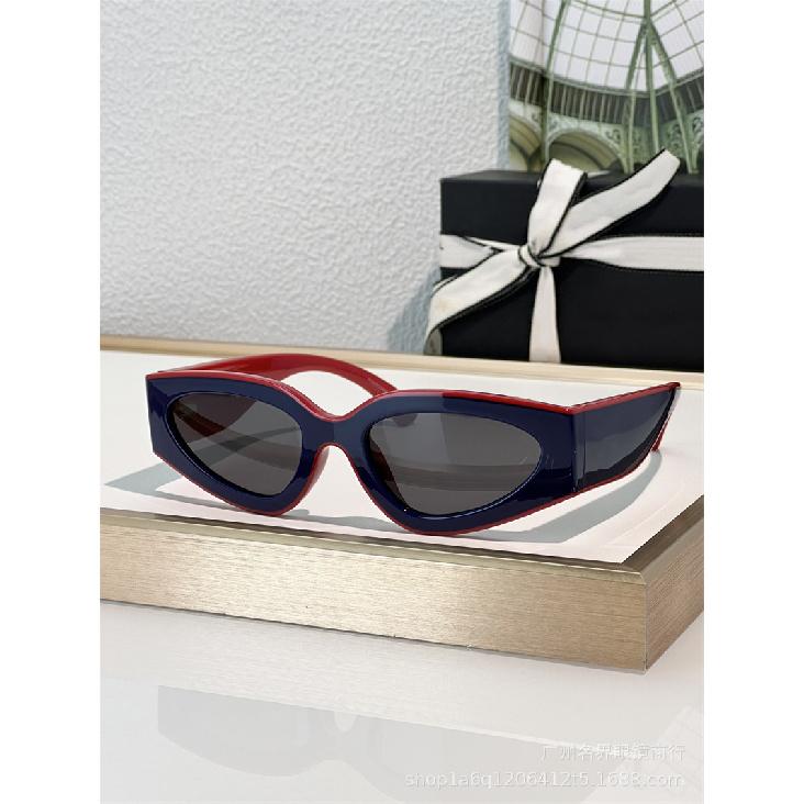 Nuevas gafas de sol de panda, gafas de sol cat-eye en blanco y negro, adelgazantes y que cubren la cara, recomendadas por celebridades de internet, gafas de moda