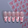 Yousheng English Letter Nail Art Stickers Self-adhesive DIY Alphabet Manicure Decoration Decals Women Nail Accessories for Home