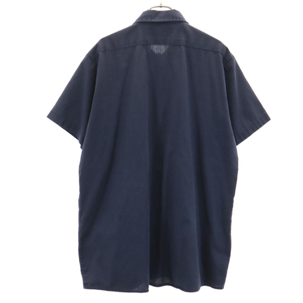Dickies Kurzarm Arbeitshemd L Marineblau Corporate Herren Gebraucht