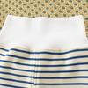 Newborn Infant Pants Thicken Keep Warm in Autumn Winter Baby Clothes Boy Girl Striped Leggings Kids Unisex Trousers