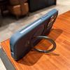360° Rotating holder magsafe charging case for iPhone 16 15 14 13 12 11 Pro Max Titanium gray magnetic shockproof phone cover