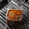 Dzbanek do odmierzania kwadratowy z pojedynczym dzióbkiem kubek do mleka 90/120ML Espresso Domowe kieliszki do szotów Części Przezroczysty kubek ze szkła borokrzemowego
