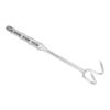Meat Turner Hook Stainless Steel   Handle BBQ Meat Hooks Cooking Barbecue Flipper Hooks for Grilling