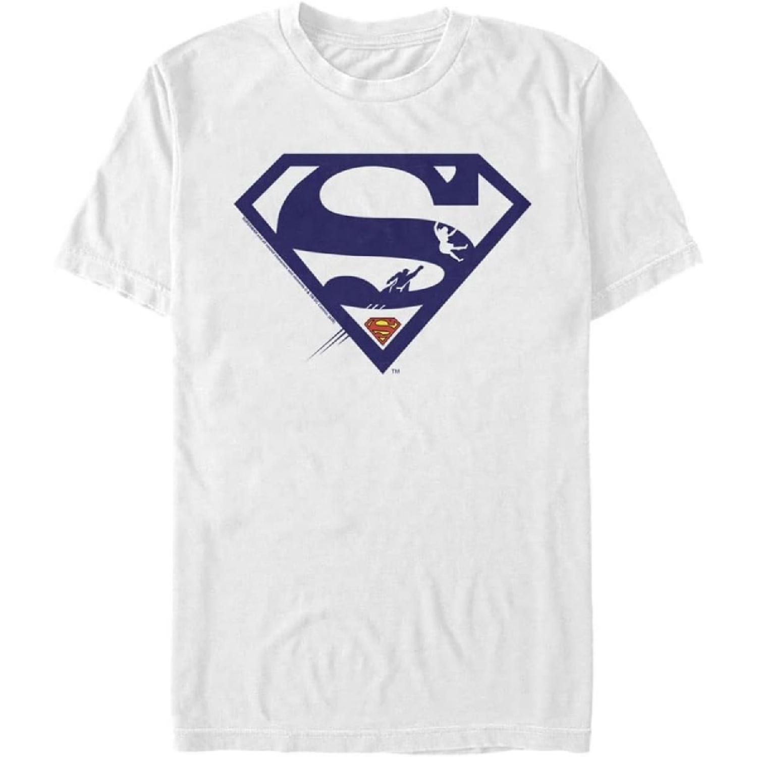 Мужская футболка DC Comics с логотипом Супермена XXXXXL белый