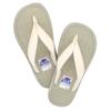 Zori Sandals "Igusa-kun" Comfortable Fit with High-Grade Mezumi-Woven Tatami Unisex Hanao Straps Tatami Sandals, Made In Japan White, 25cm