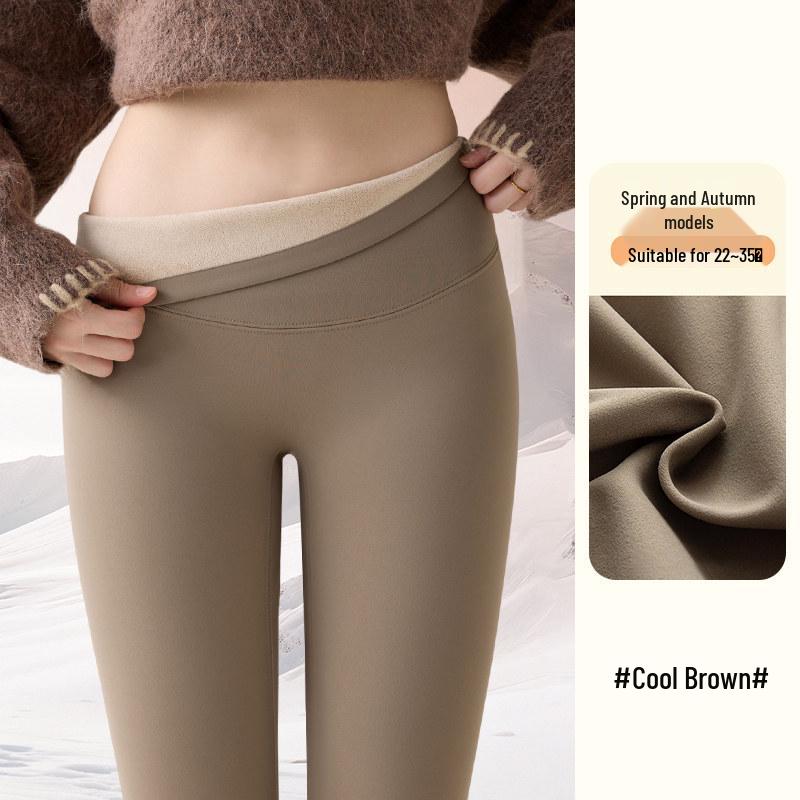 

Winter 2025 Fleece-Lined Seamless Tummy Control Top for Shark Pants - Butt-Covering, Slimming, and Thickened Design 2XL