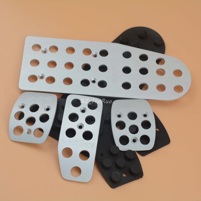 Accessory For Suzuki Swift 2006-2012 New Sport Aluminium AT/MT Fuel Gas   Accelerator Brake Foot Rest Pedal Pad  Styling