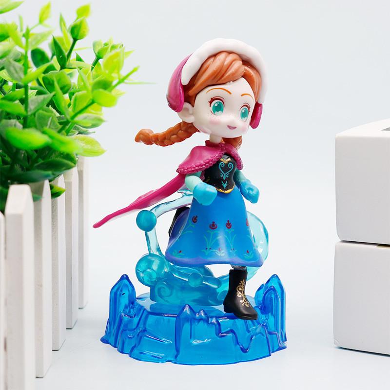 Elsa Frozen Anna Olaf Characters Model Ornament For Decoration Desktop