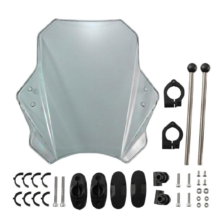 Motorcycle Wind Deflector Aerodynamic Curvature Universal Application Hassle Free Mounting System Motorbike Windscreen