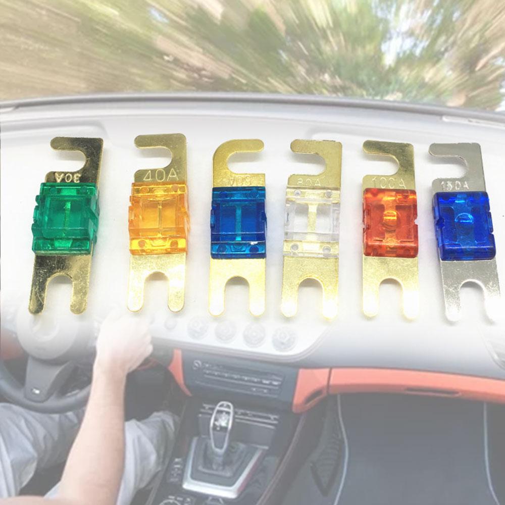 5 ST Bil Säkringar Mini Bil Stereo Ljud AFS Säkring 32V ANL 30/40/60/80/100A Auto Säkring Säkringar Kretsskydd Säkring Biltillbehör