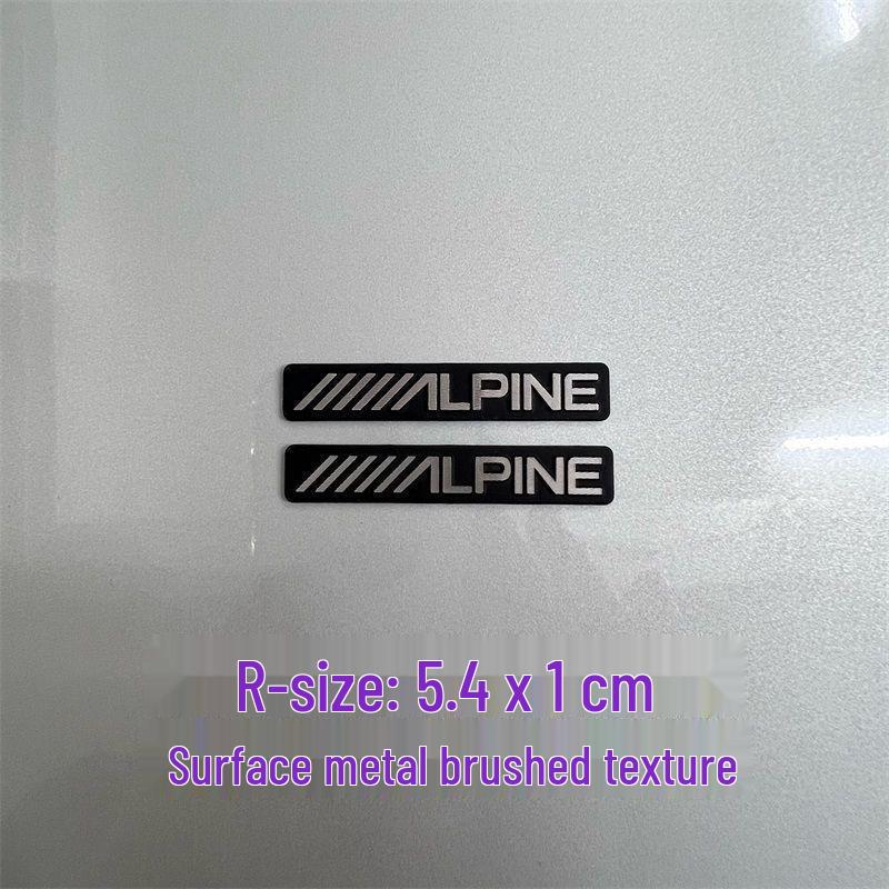 Dekorative Metallaufkleber für Auto-Audio-Lautsprecher von Bose, Harman Kardon, JBL.