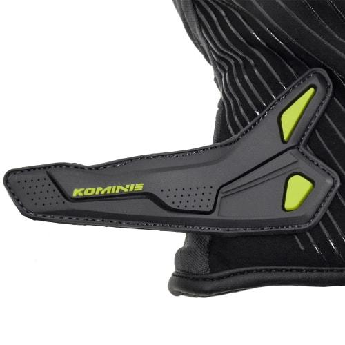 Komine GK-846 Protective Winter Gloves for Motorcycles Black/Red L