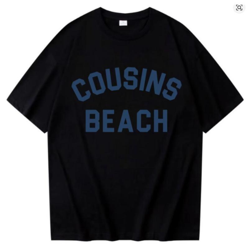 

The Summer I Turned Pretty Cousins Beach Tshirt Women Harajuku Sleeve Casual Clothing Street Tops Tees Aesthetic Clothes 4XL
