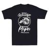 Being Grandpa Is An Honor Being Papa Is Priceless Vintage Men's T-Shirt Black