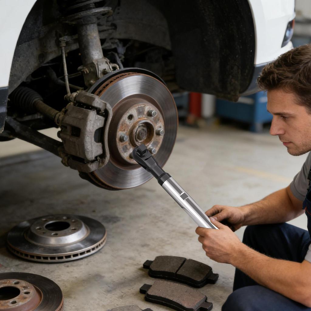 Ratchet Wrench Heavy-Duty Gear Spanner Extension Tire Wrench for Men Family Friends Dad Husband Mechanic Automotive Car Repair
