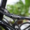 Bike Lock 4 Digit Resettable Combination Coiling Bike Cable Lock for Road Bike Mountain Bike