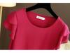 Women's Plus Size Chiffon Top: Loose, Fashionable, Short-Sleeved Summer Blouse