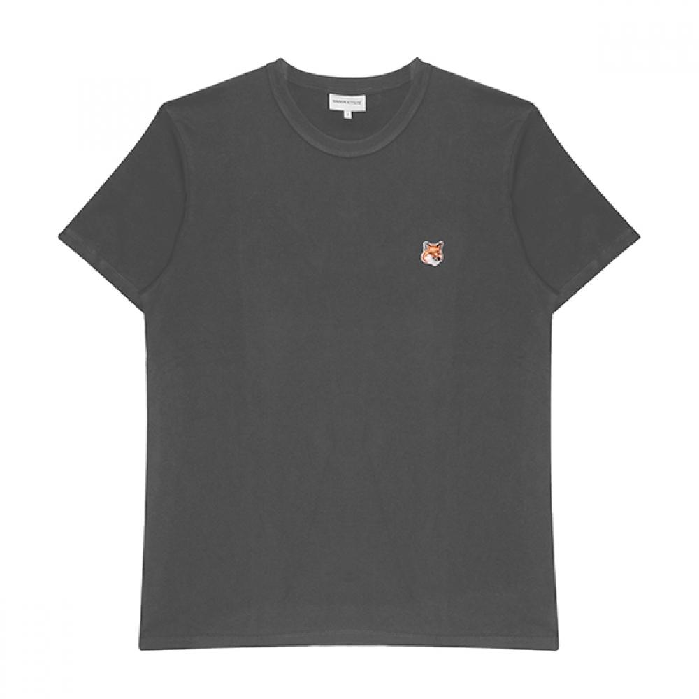 MaiSon KitSune Lm00104kj0008 H170 Fox Head Patch Men S Short Sleeve Tee
