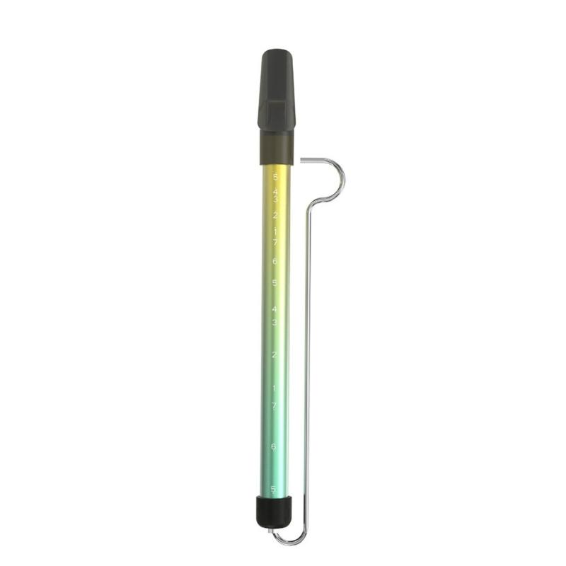 Light Weight Scale Sliding Flute With Steel Sliding Rod Aluminum Alloy Slide Whistle for Music Performances Enduring