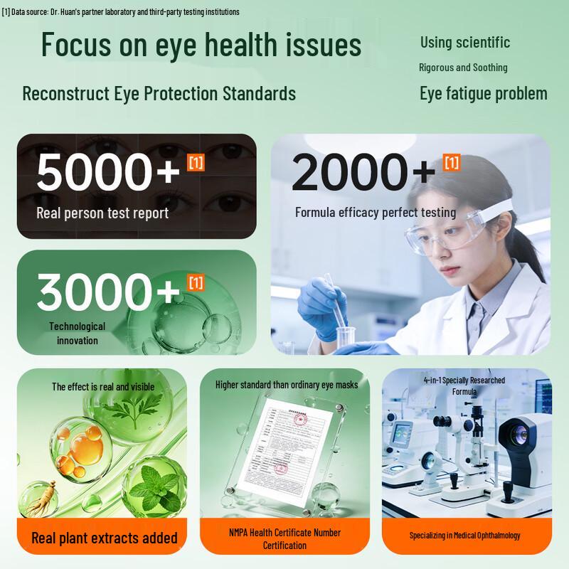 Dr. Huan Lutein Steam Warm Eye Mask