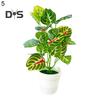 Potted Plant Artificial Bonsai Desktop Decor Fake Green Plant Display