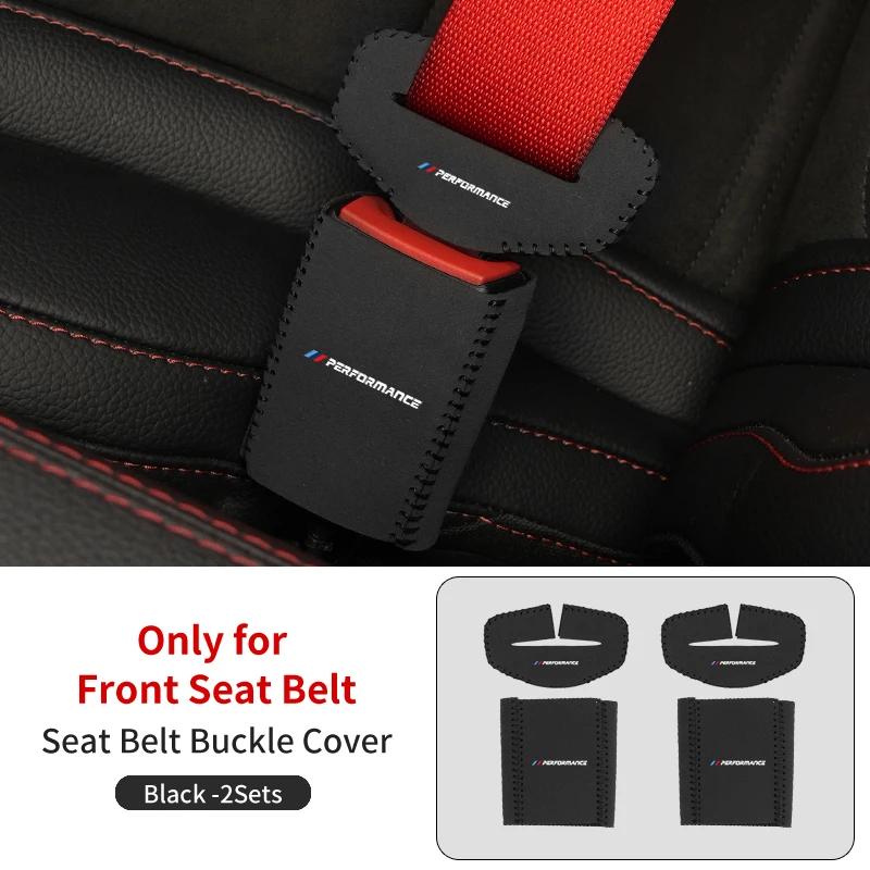 Car Sticker 2025 Hot Car Seat Belt Buckle Protective Cover Safety Belt Plug Clip Case For BMW M X1 X3 X5 X6 X7 E30 E90 M3 E84 E8