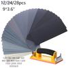 {MX} 12/24/28Pcs 120-3000 Grit Wet/Dry Sandpaper Abrasive Sanding Paper For Wood Sanding Metal Plastic Polishing Tools